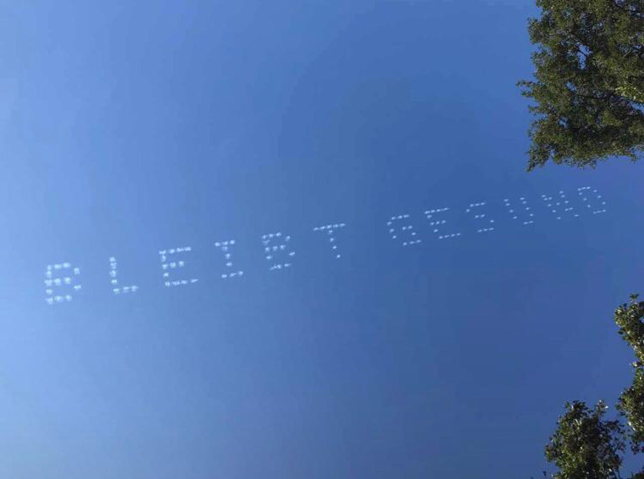GPS-Daten lassen Kunstwerke am Himmel entstehen