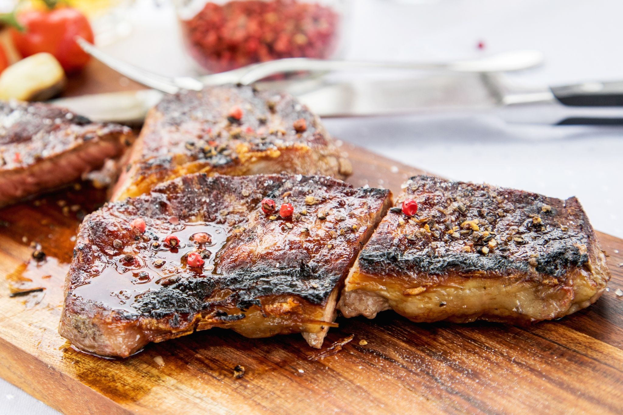 Entrecôte vom Ochsen ist perfekt zum Grillen