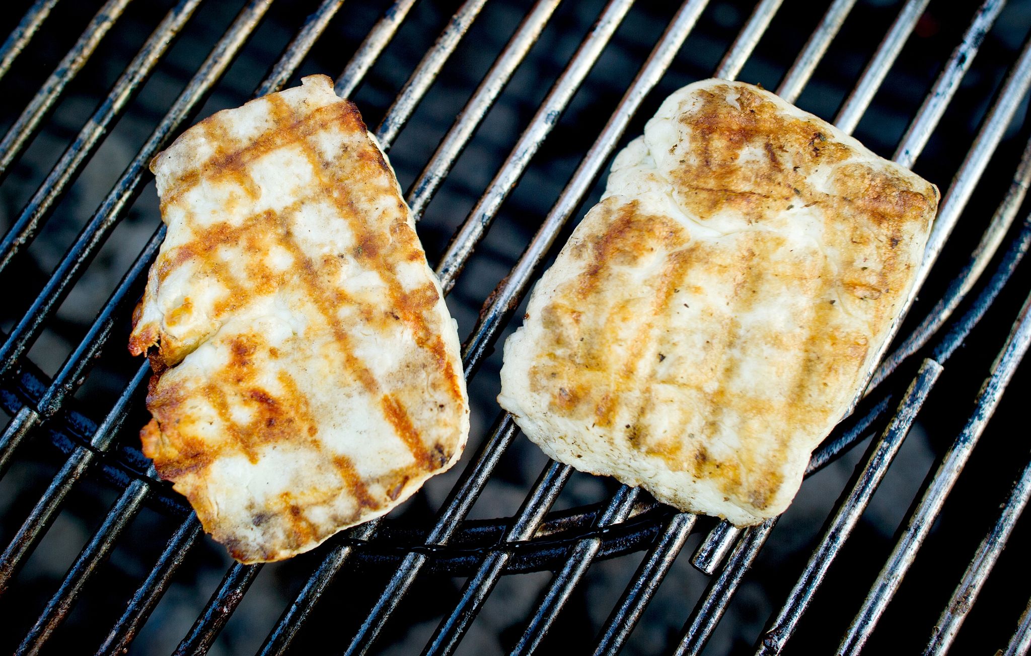 Grillvielfalt mit Halloumi, Pilz und Avocado