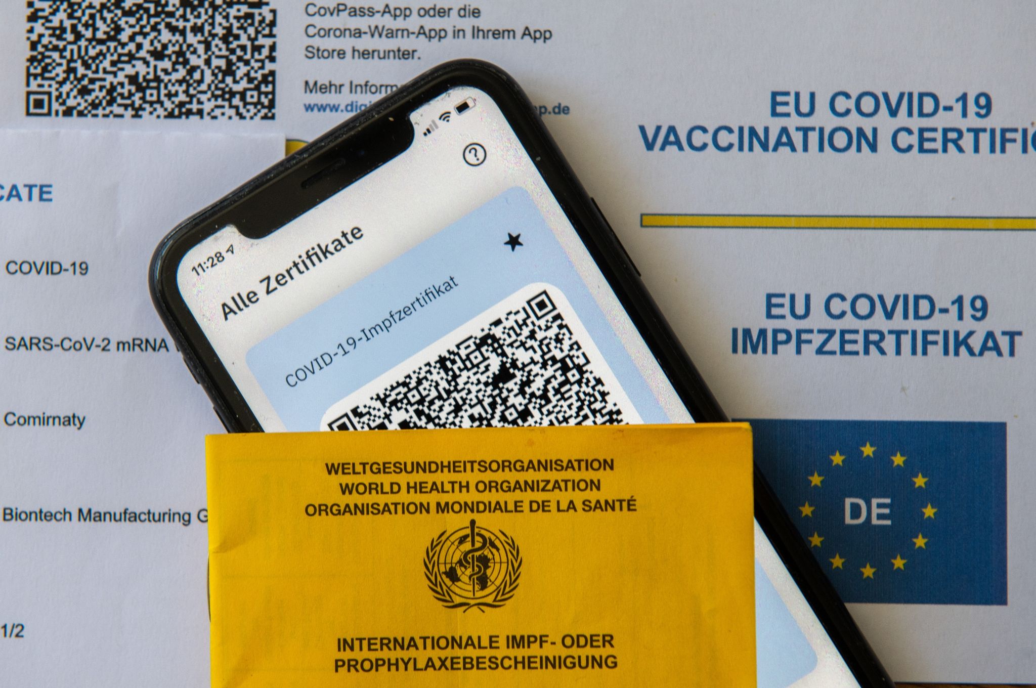 Digitaler Nachweis für geimpfte Genesene kommt Ende Juni