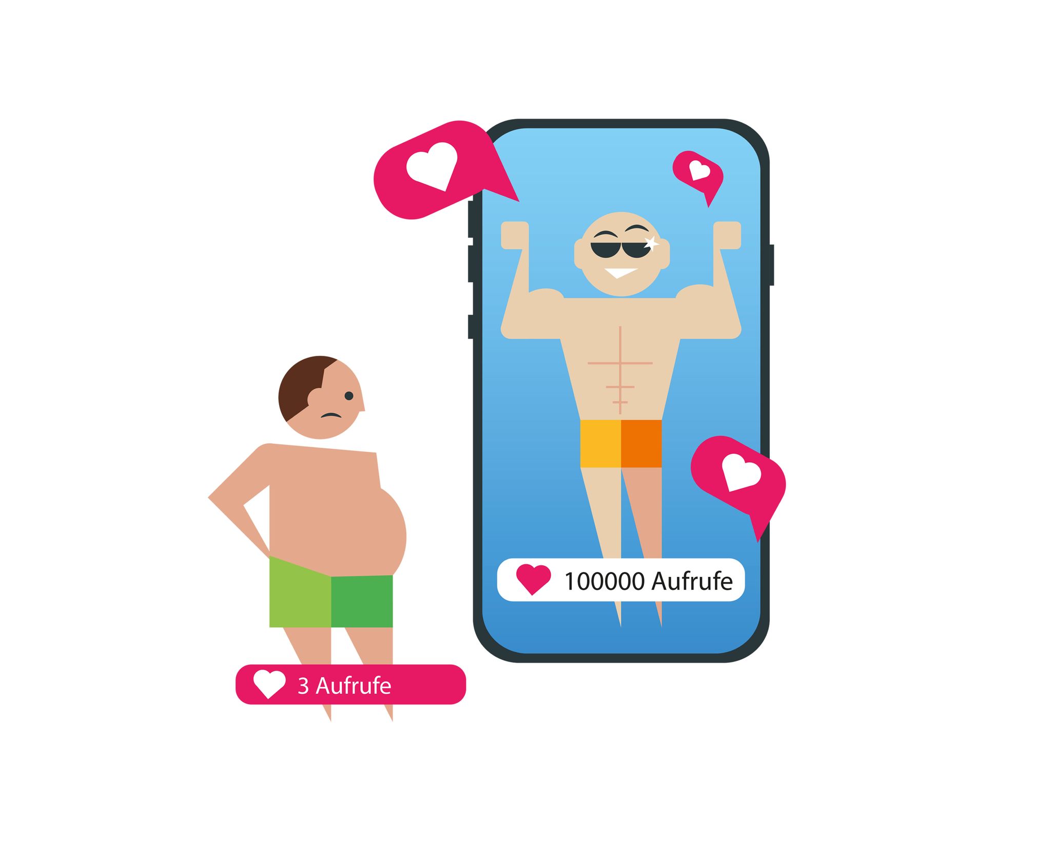 Vergleichen über Instagram tut nicht gut