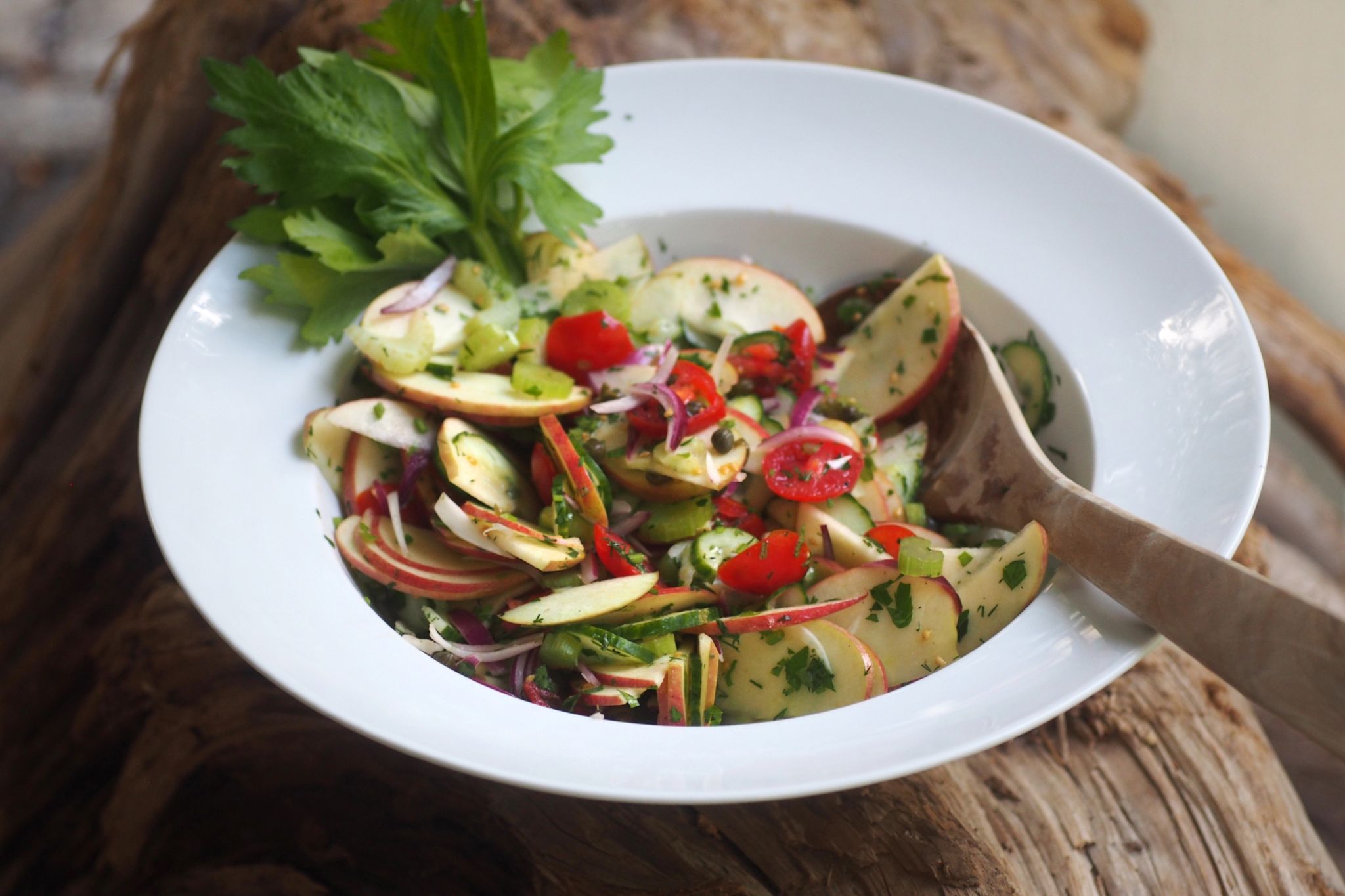 Rezept für Apfel-Sellerie-Salat