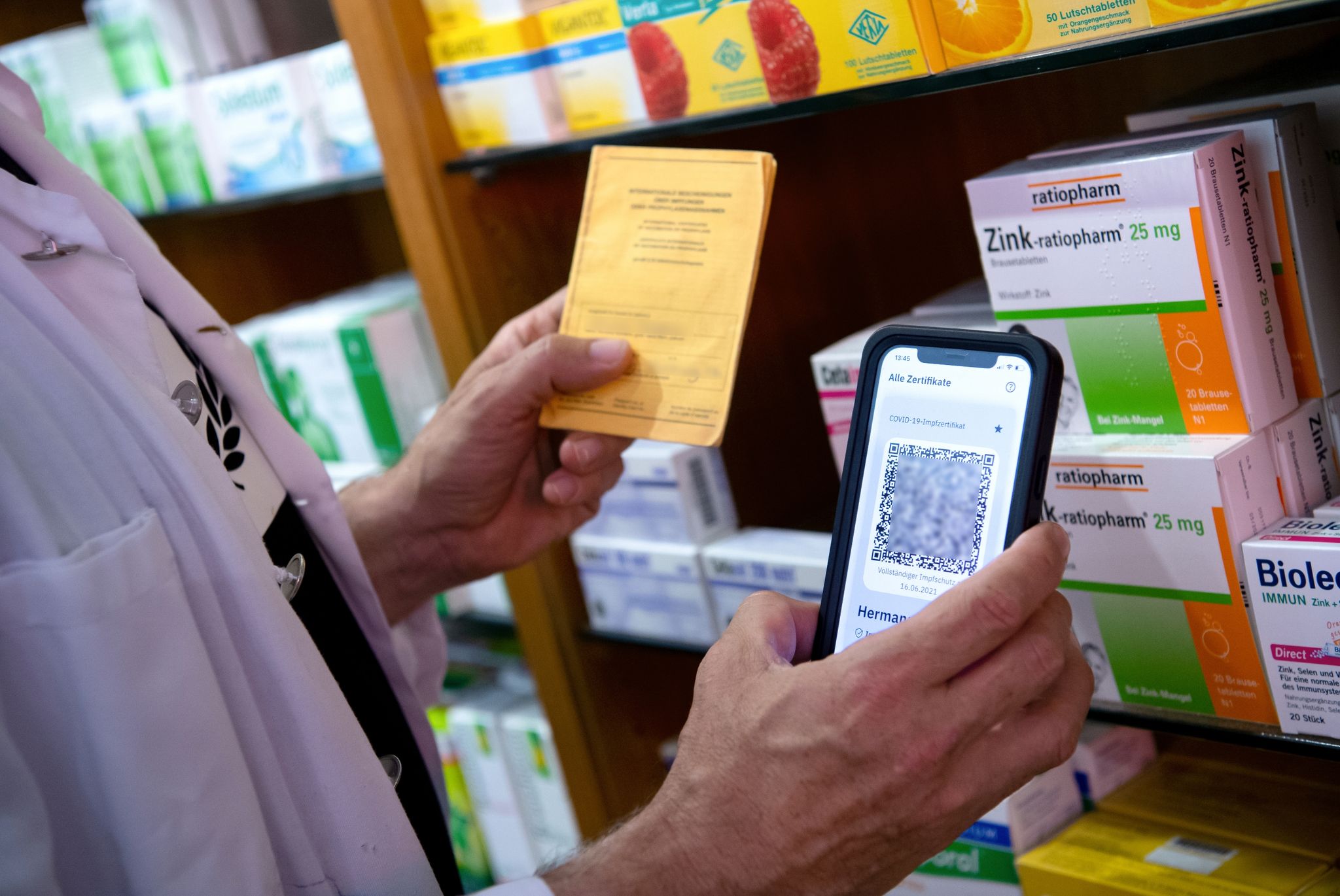 Telefon-Betrugsmasche mit elektronischem Impfnachweis