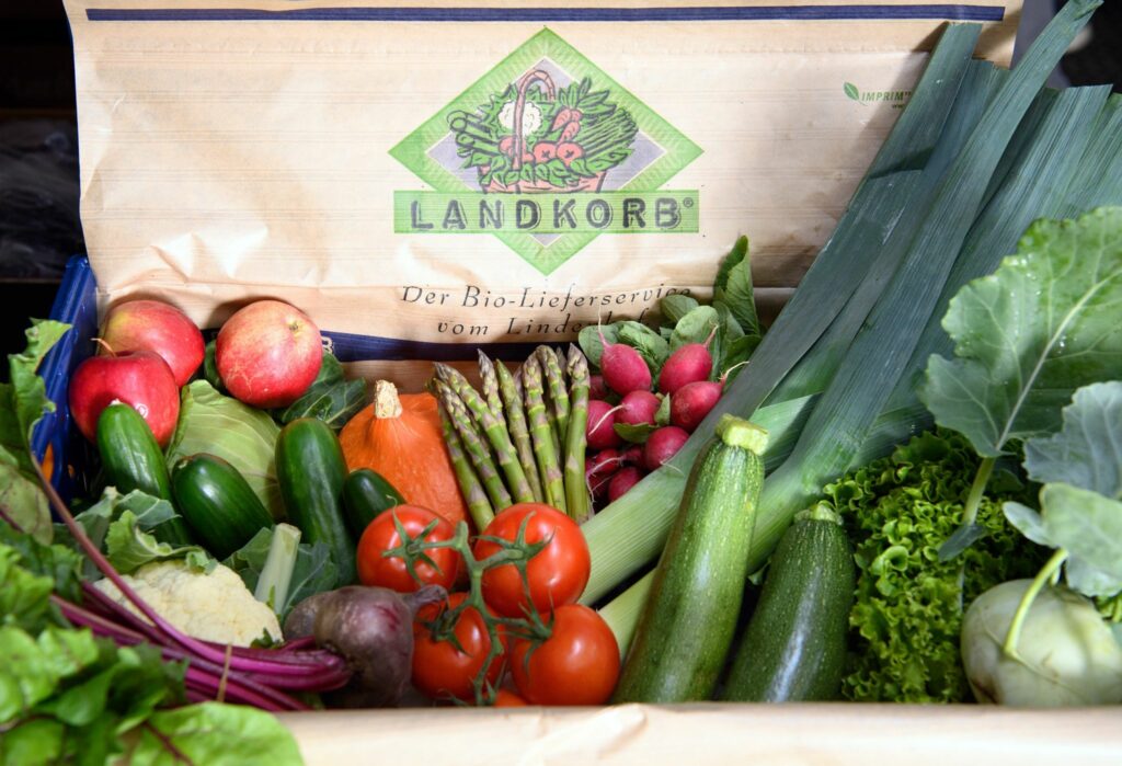 Regionales Gemüse und Obst von Landwirten