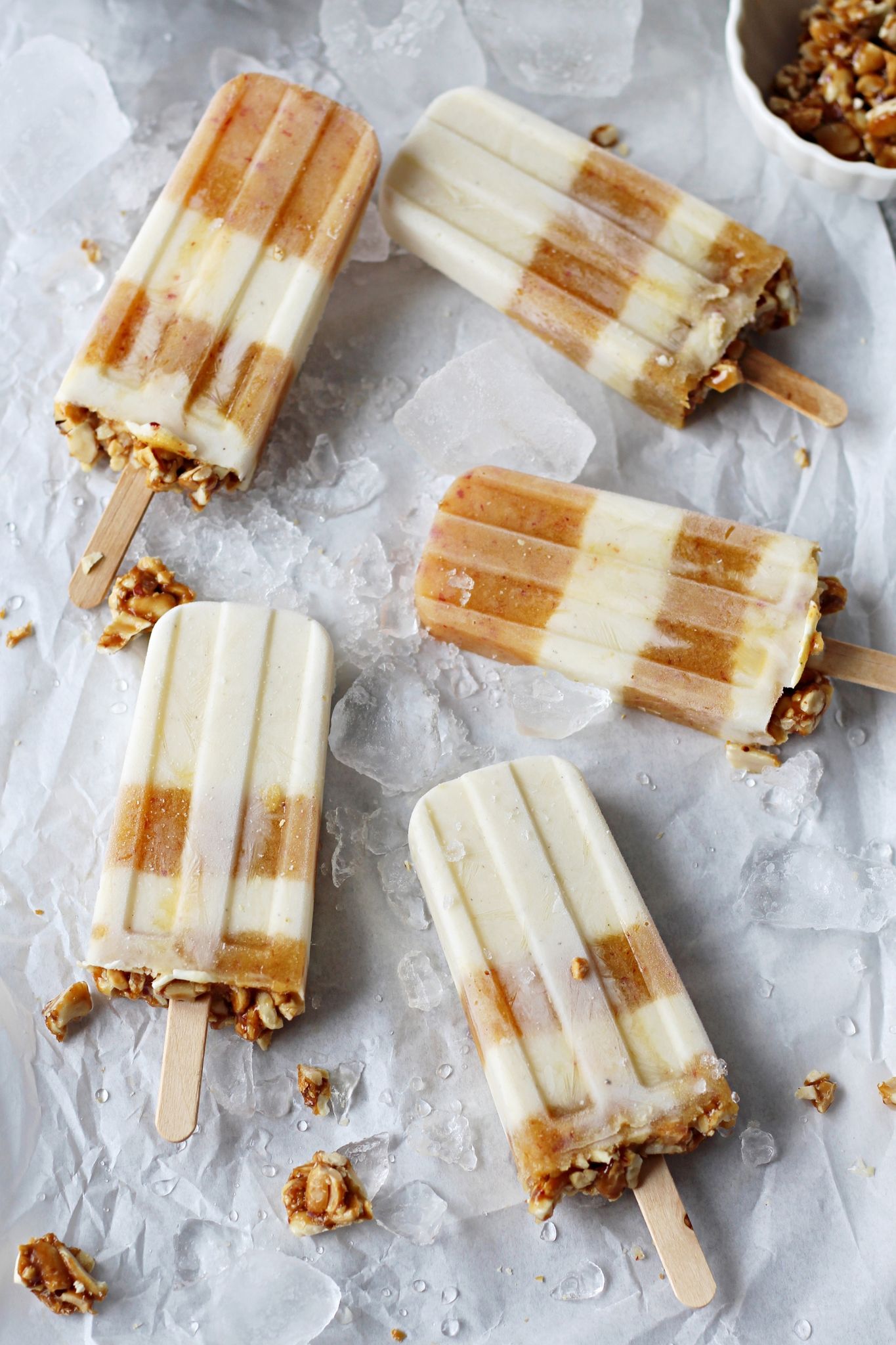 Rezept für Joghurt-Fruchteis am Stiel