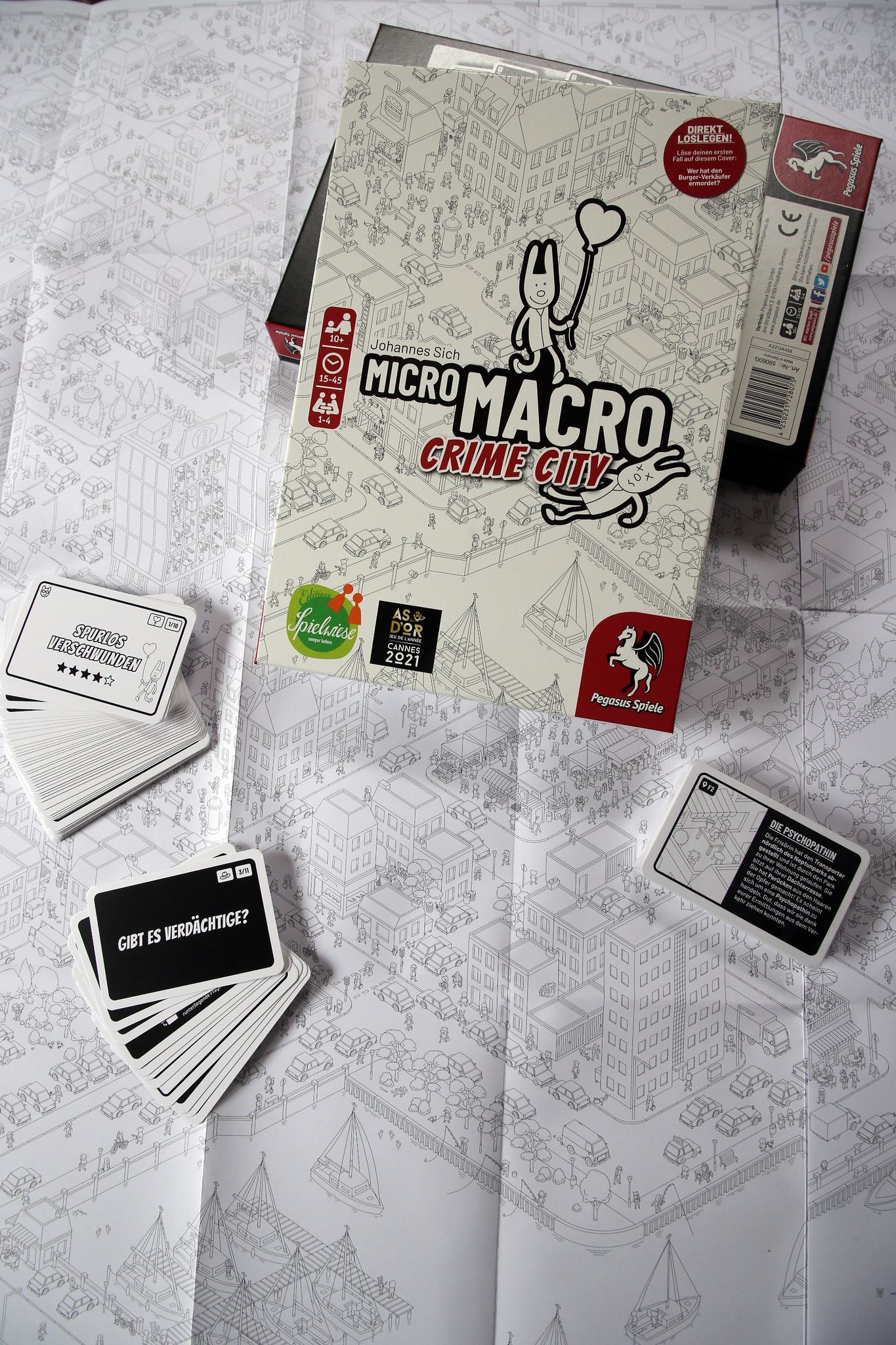 «MicroMacro: Crime City» ist Spiel des Jahres