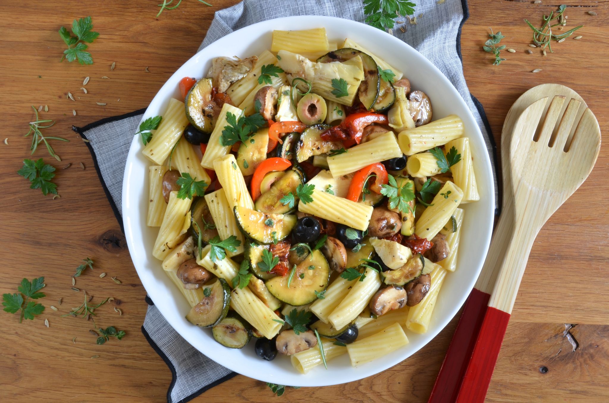 Rezept für Antipasti-Nudelsalat