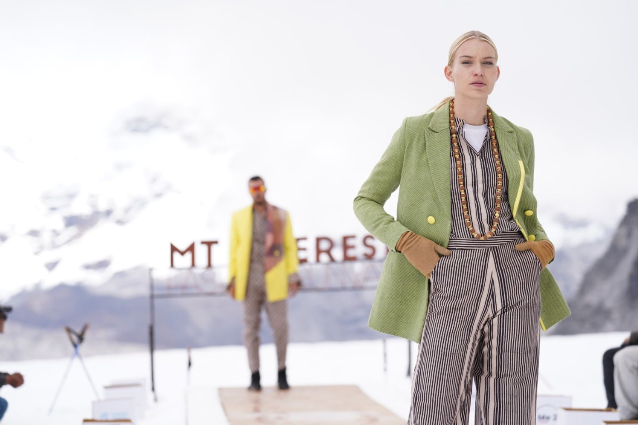 Die höchste Fashionshow der Welt
