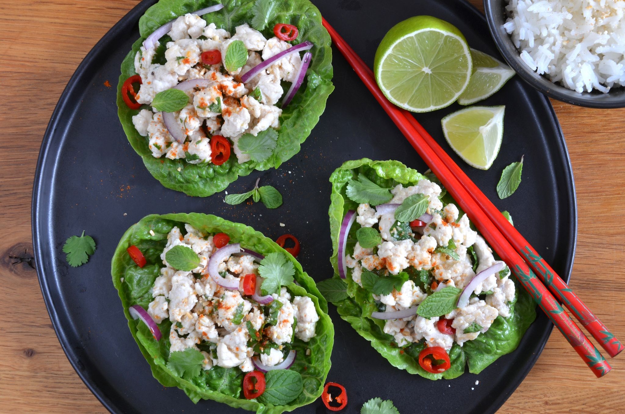 Rezept für thailändischen Hähnchensalat