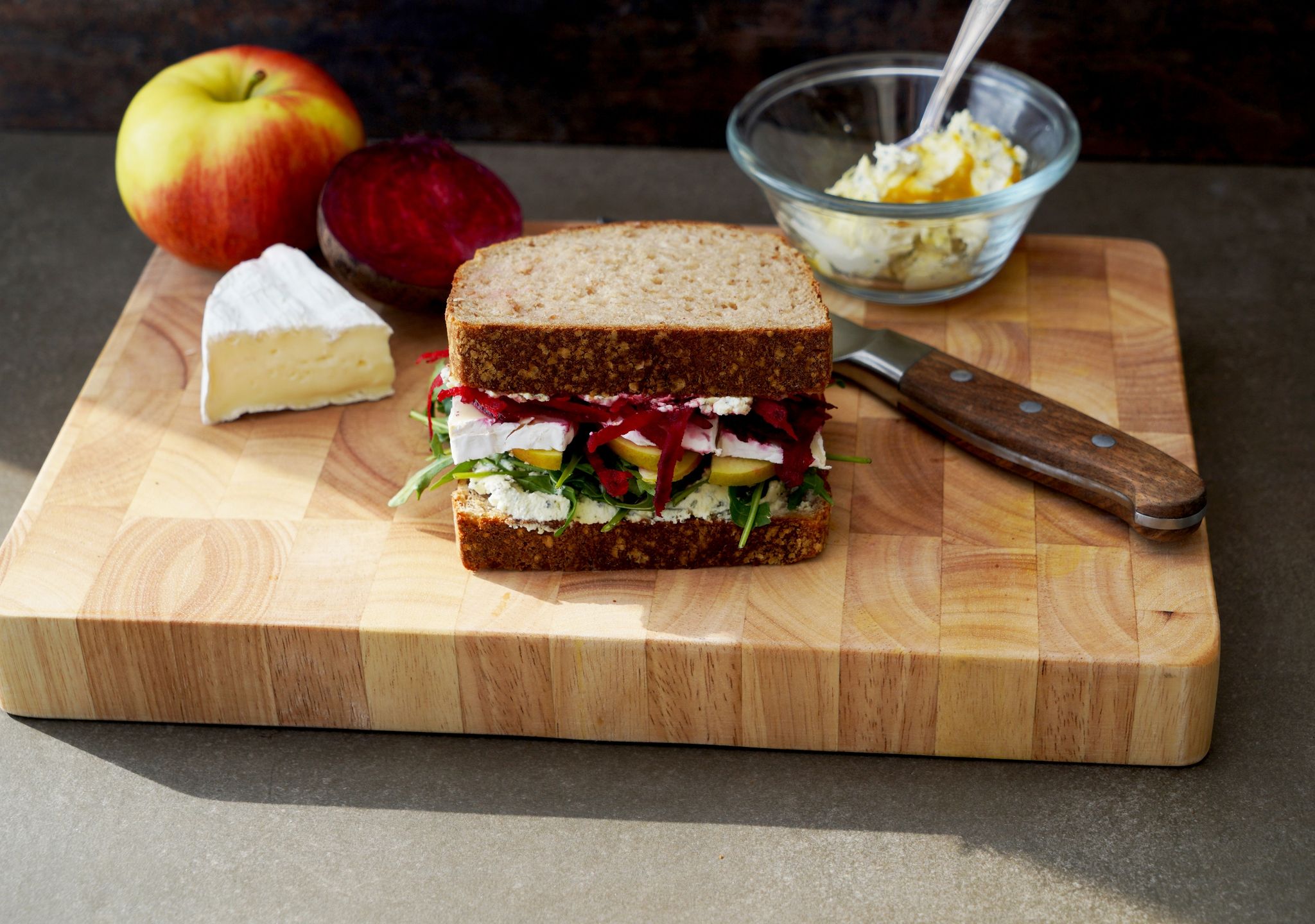 Rezept für Frühlingssandwich mit Dramaturgie