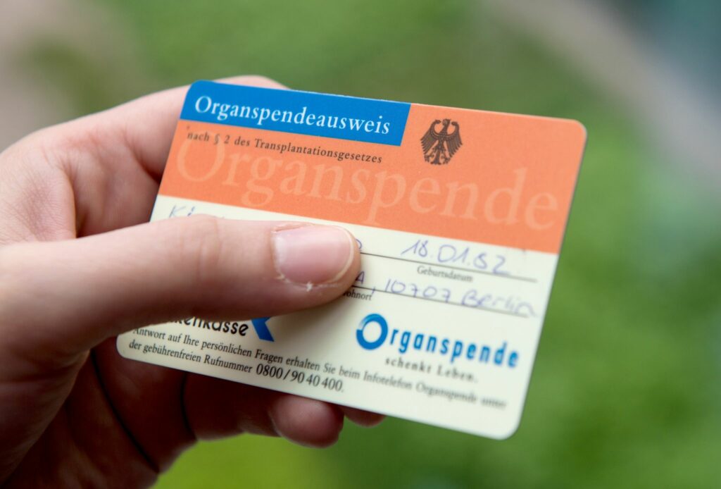 Wissenswertes zum Organspendeausweis