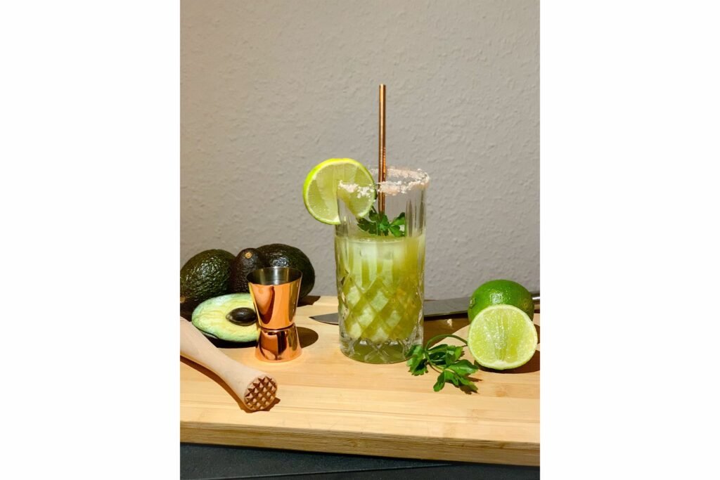 Avocado macht aus einer Margarita eine Guacamolita
