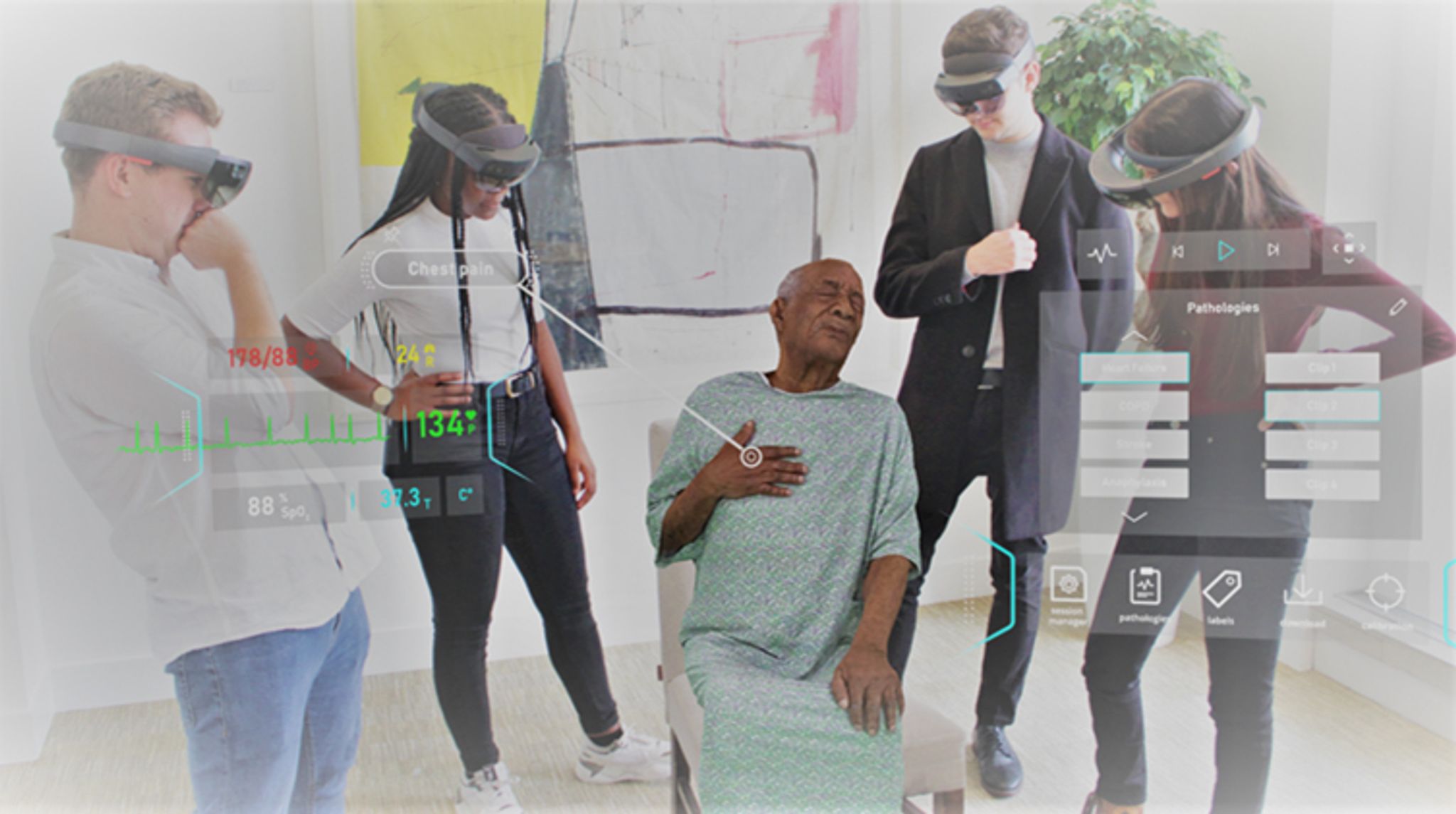 Britische Medizin-Studenten lernen an Hologramm-Patienten