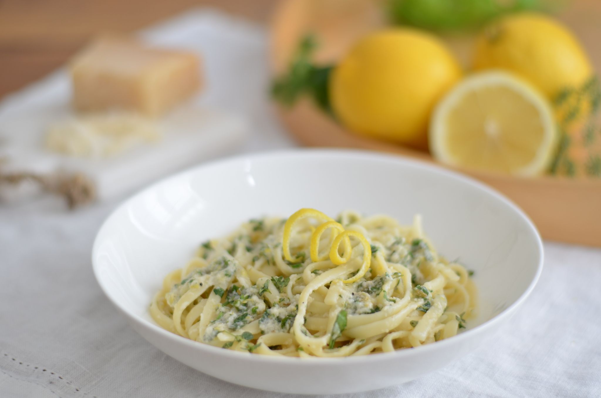 Rezept für Linguine al limone als Sommerfinale