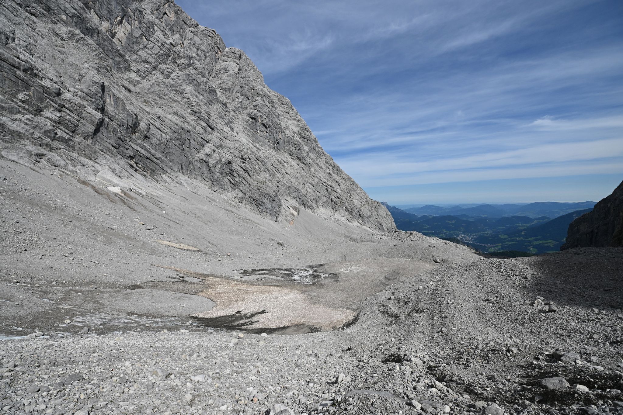Deutsche Gletscher schmelzen schneller