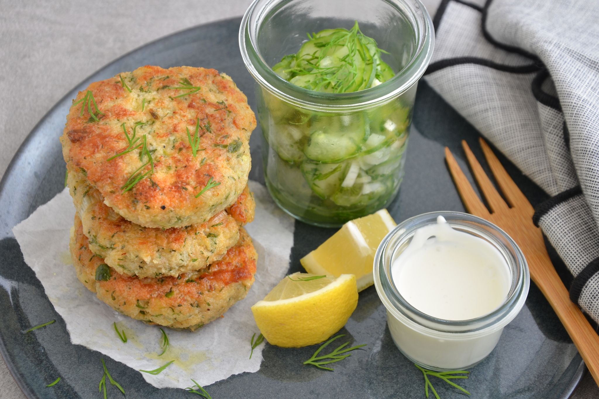 Was geht auf die Schnelle? Eine leckere Fischfrikadelle