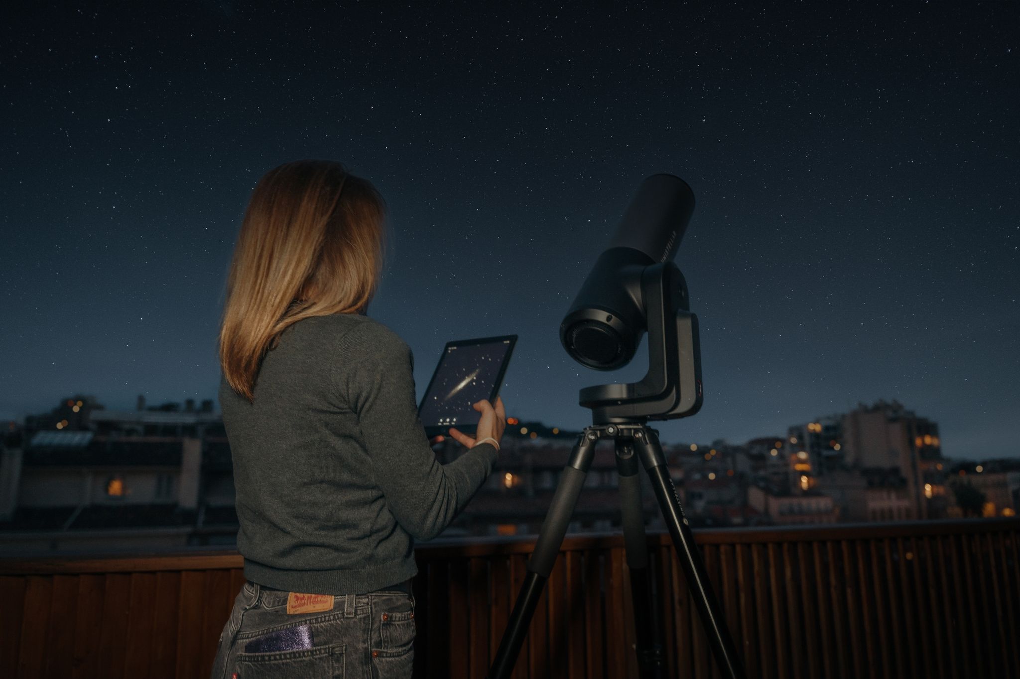 Smartes Teleskop hilft beim Sternefinden