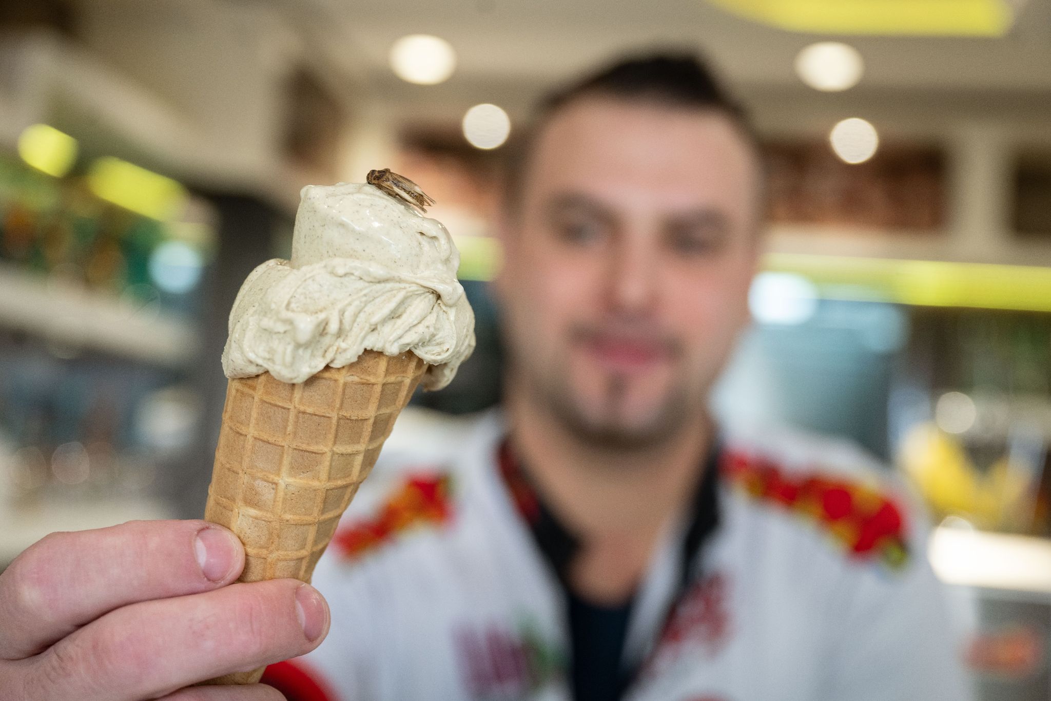 Dieser Eisverkäufer setzt auf Insekten