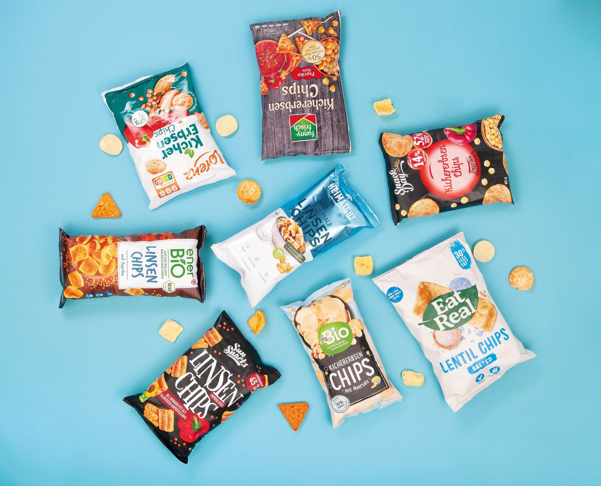 Wirklich gesünder? Chips aus Linsen und Kichererbsen im Test