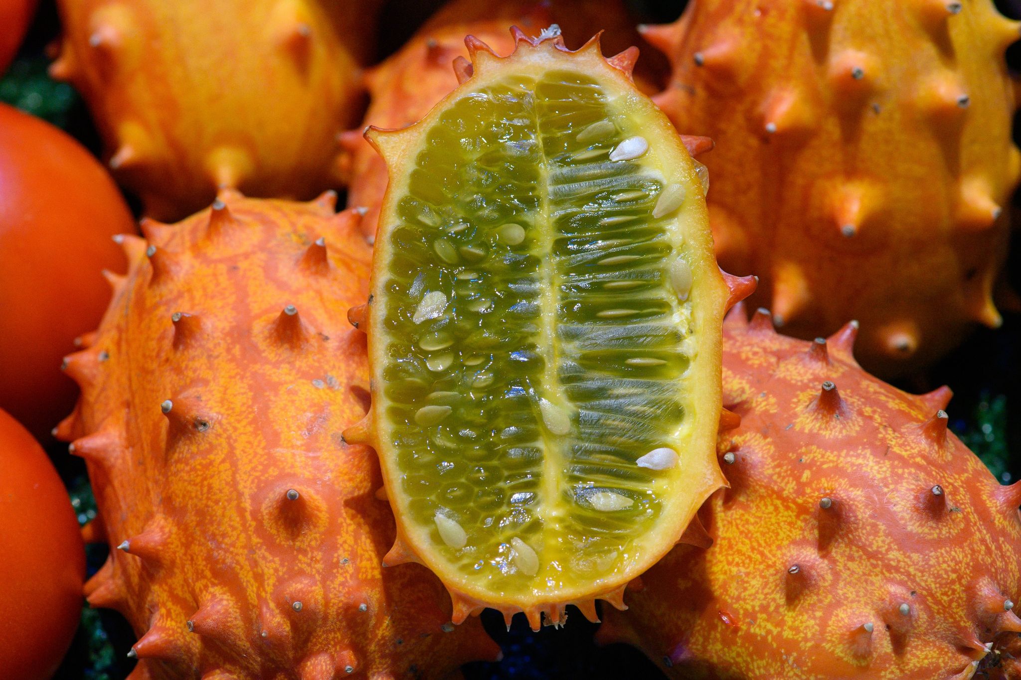 Sie mögen es glibbrig? Dann ist die Horngurke Ihr Ding