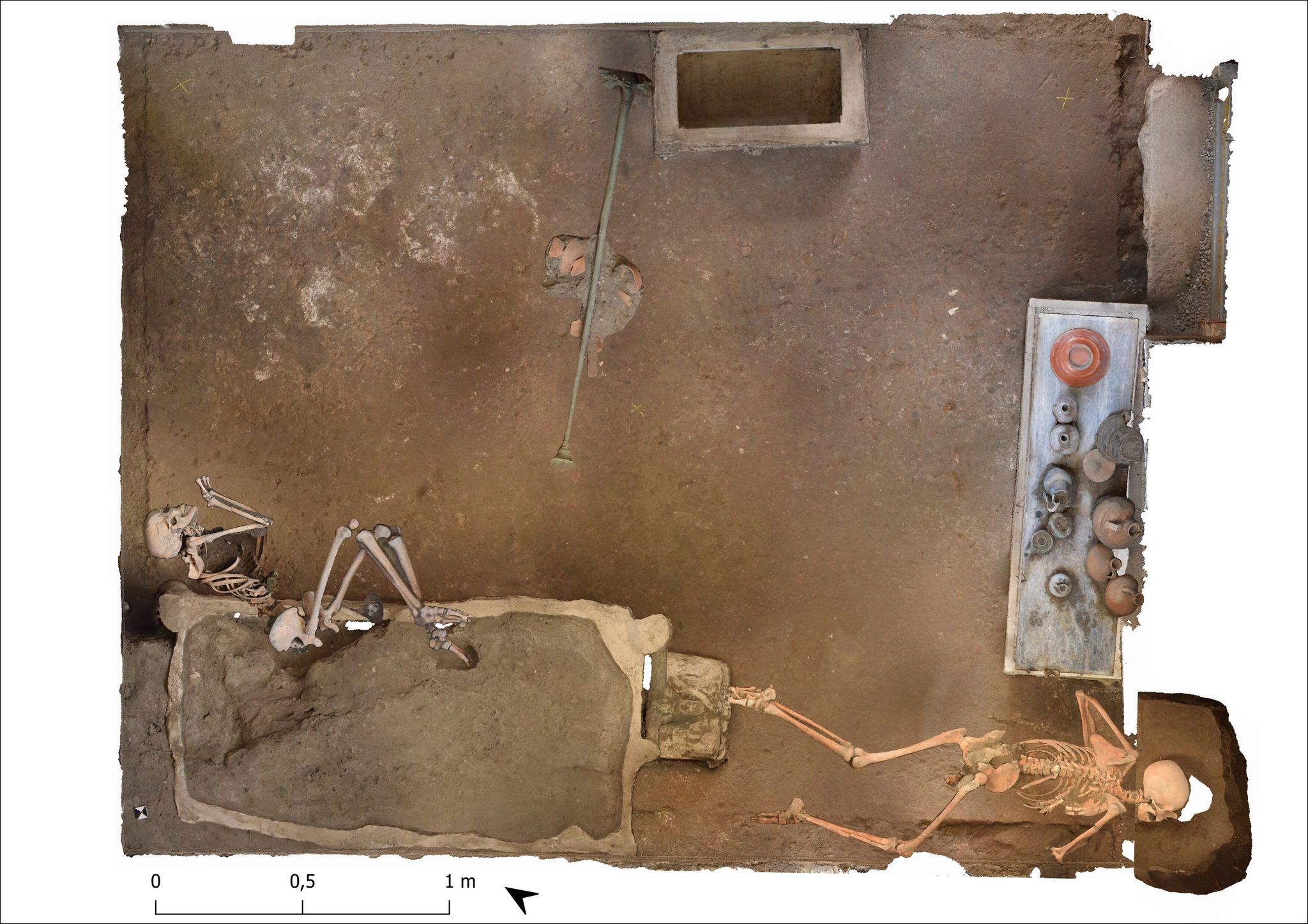 Skelette von Opfern des Vesuv-Ausbruchs in Pompeji gefunden